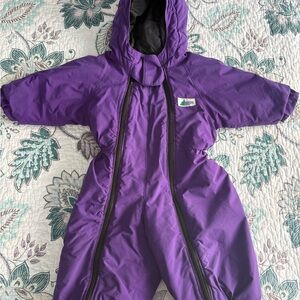 MEC Purple Kids One Piece Snowsuit